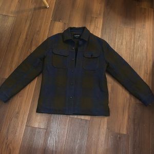 VELVET shirt jacket